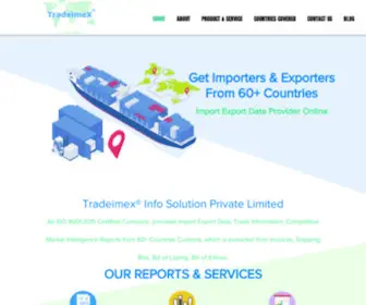 Tradeimex.in(Discover the power of global trade data with TradeImeX) Screenshot