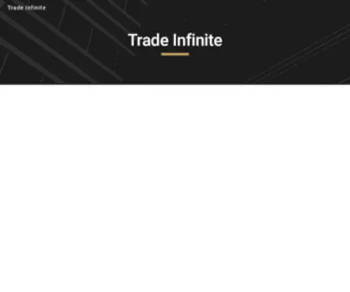 Tradeinfinite.org(Trade Infinite) Screenshot