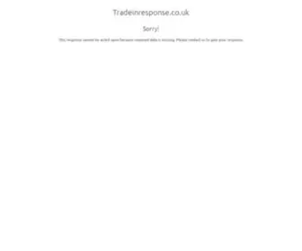 Tradeinresponse.co.uk Screenshot