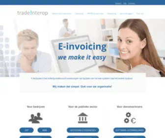 Tradeinterop.nl(Tradeinterop helpt u e) Screenshot