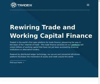 Tradeix.com(Rewiring Trade Finance) Screenshot