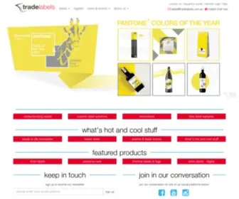 Tradelabels.com.au(Trade Labels Pty Ltd) Screenshot