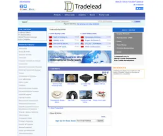 Tradelead.com(Trade Leads International) Screenshot
