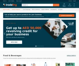 Tradeling.com(Global B2B marketplace for MENA buyers) Screenshot