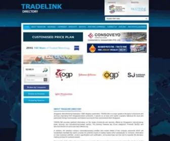 Tradelink.sg(Directory for Manufacturing Sectors) Screenshot