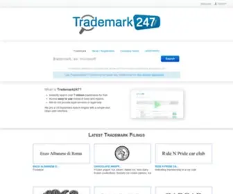 Trademark247.com(Free Trademark Search) Screenshot