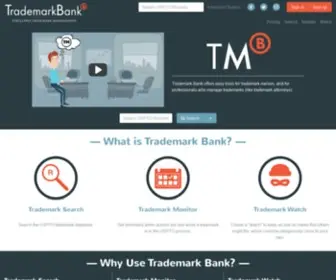 Trademarkbank.com(Trademark Bank) Screenshot
