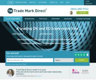 Trademarkdirect.co.uk(Trade Mark Direct) Screenshot