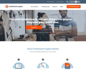 Trademarkengine.com(Trademark Registration) Screenshot