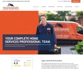 Trademarkhomeservices.com(Sugar Land Home Services) Screenshot