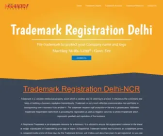 Trademarkregistrationservice.in(Mahadev Trademark Registration in Delhi) Screenshot