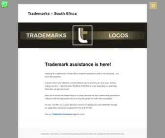 Trademarks.org.za(EServices) Screenshot