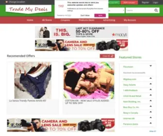 Trademydeals.ca(Deals, & coupons online) Screenshot