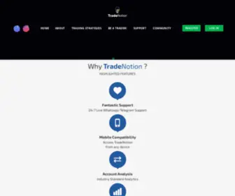 Tradenotion.com(Trading Platform) Screenshot