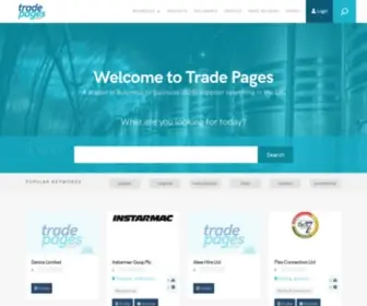 Tradepages.co.uk(Trade Pages Marketplace) Screenshot