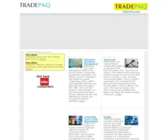 Tradepaq.com(Tradepaq) Screenshot