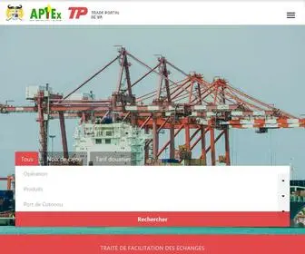 Tradeportal.bj(Benin Trade Portal) Screenshot