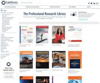 Tradepub.com(Free Professional and Technical Research Library of White Papers) Screenshot