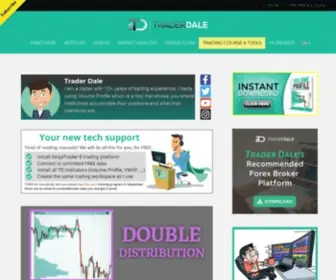Trader-Dale.com(Trader Dale's Advanced Volume Profile Forex Trading Education) Screenshot