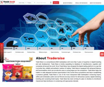 Traderaise.com(Trade Raise Best B2B growing B2B portal in india) Screenshot