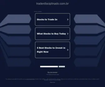 Traderdisciplinado.com.br(Traderdisciplinado) Screenshot