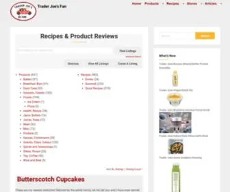 Traderjoesfan.com(Recipes & Product Reviews) Screenshot