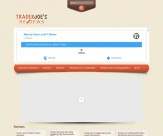 Traderjoesreviews.com(Products Archive) Screenshot