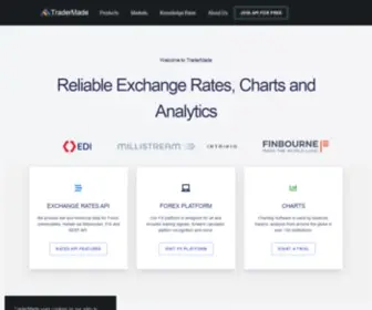 Tradermade.com(Currency Data and Analytics) Screenshot