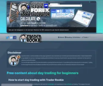 Traderrookie.com(Day trading for beginners) Screenshot