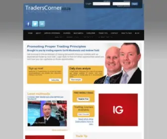 Traderscorner.co.za(Traders Corner) Screenshot