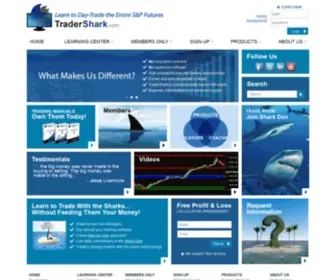 Tradershark.com(Day-Trading S&P Emini, Euro, Crude, Gold Futures) Screenshot