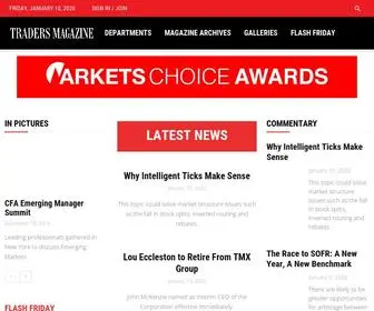 Tradersmagazine.com(Traders Magazine) Screenshot
