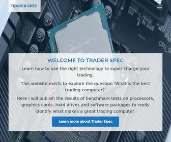 Traderspec.com(Trader Spec) Screenshot