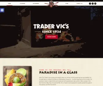 Tradervics.com(Home of the Original Mai Tai) Screenshot