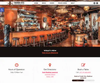 Tradervicsmadinat.com(Trader Vic's Madinat Jumeriah Dubai) Screenshot