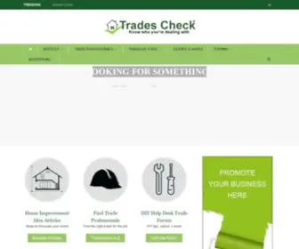 Tradescheck.com.au(Trades Check) Screenshot