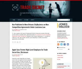 Tradesecretsinsider.com(Trade Secret Insider) Screenshot