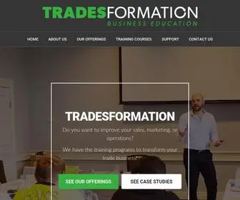 Tradesformation.com.au(Your Trades Business) Screenshot