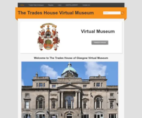 Tradeshousemuseum.org(The Trades House Virtual Museum) Screenshot