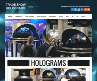 Tradeshowhologram.com(Hologram Rentals for Trade Shows and more) Screenshot