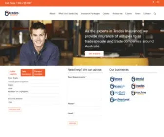 Tradesinsurance.com.au(Tradie Insurance) Screenshot