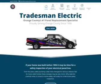 Tradesmanelectric.com(Tradesman Electric) Screenshot