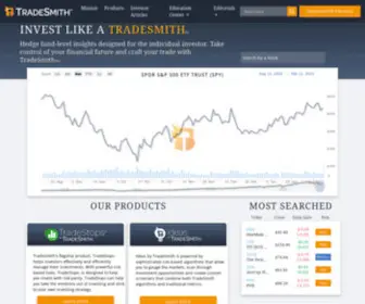 Tradesmith.com(Take control of your financial future with Tradesmith's investing tools) Screenshot