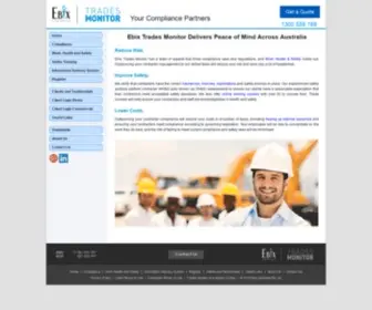 Tradesmonitor.com.au(Compliance Services) Screenshot