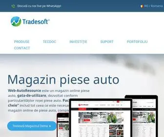 Tradesoft.ro(Creare magazin online piese auto gata) Screenshot