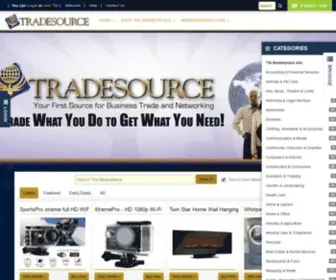 Tradesource.biz(Tradesource Inc. (TSI.)) Screenshot