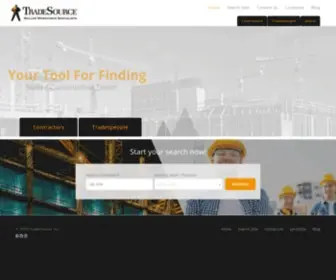 Tradesource.com(Construction Jobs) Screenshot