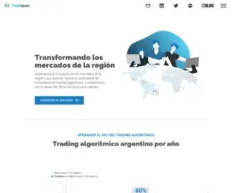 Tradespark.la(Liderámos el Trading Algorítmico Latam SAAS) Screenshot