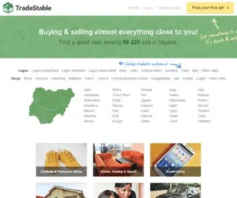 Tradestable.com.ng(Free classifieds in Nigeria) Screenshot