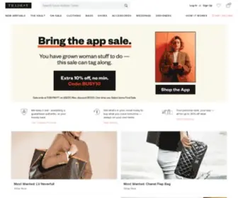 Tradesy.com(Buy & Sell Designer Bags) Screenshot